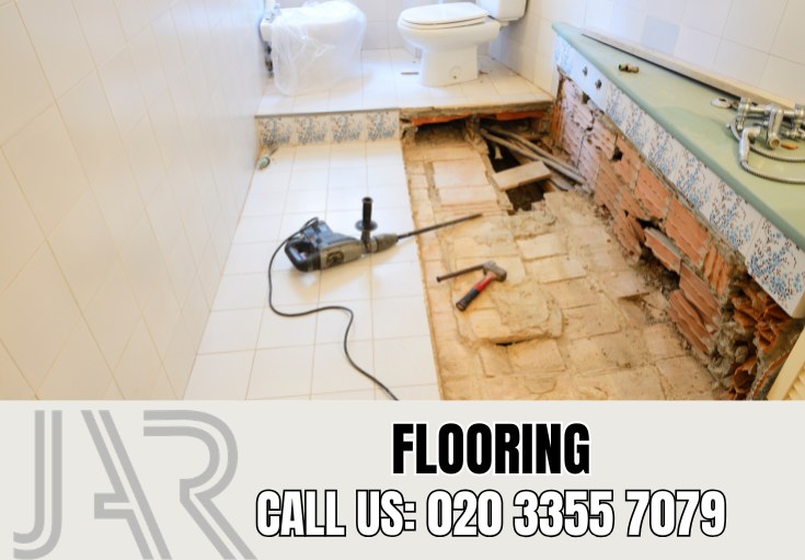 Bathroom Flooring Installation by Brixton Bathroom Fitters